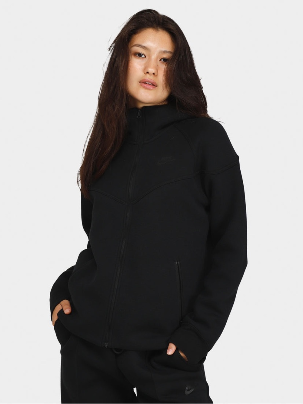 Nike Sportswear Women's Tech Fleece Windrunner Full-Zip Hoodie L/XL